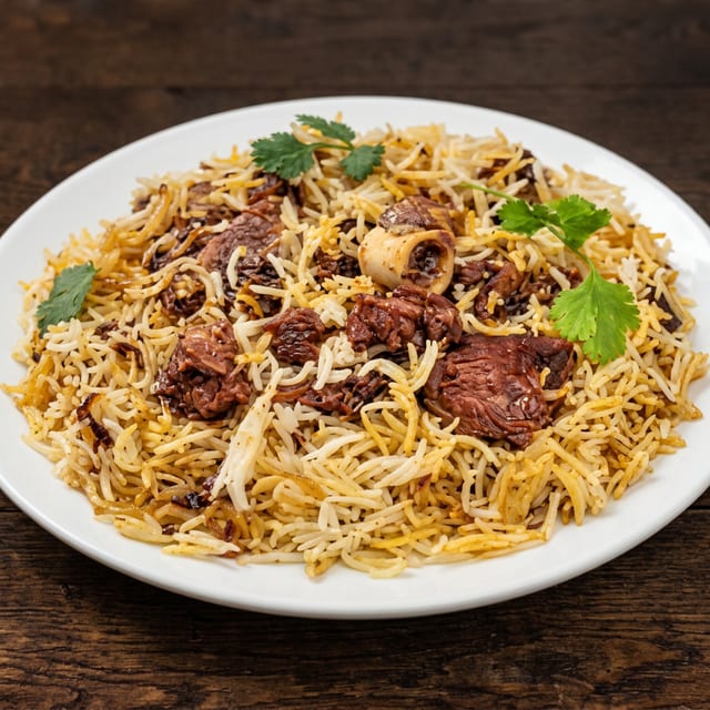 Goat Biryani.