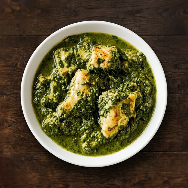 Fish Saag.