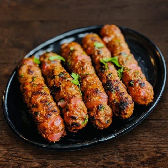 Chicken Seekh Kabab.