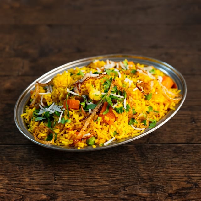 Vegetable Biryani.
